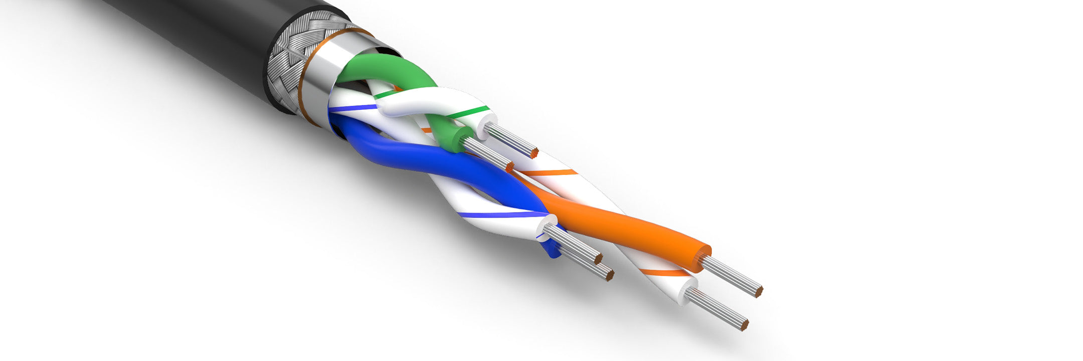 CMP plenum cable with integrated signal and power pairs